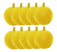 10 pezzi sfera di trappola per mosca da frutta, pallina da 3 pollici di trappola per mosche, batvet di frutta trappole adesivi, catcher di parassiti all'aperto giallo, catcher di insetti appiccicosi