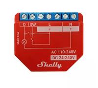 10 Pezzi Shelly Plus 1 PM interruttore one WiFi Bluetooth Alexa e Google Home