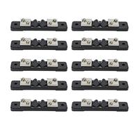 10 pezzi, shunt a resistenza 75 mV per misuratore di corrente in CC, shunt in lega di rame e manganese di precisione per l’ampliamento della gamma dell’amperometro, con base in (20A)