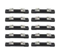 10 pezzi, shunt resistore 75 mV per misuratore di corrente CC, shunt amperometrico in lega di rame e manganese di precisione per amperometri analogici e digitali, con base in PC (30A)