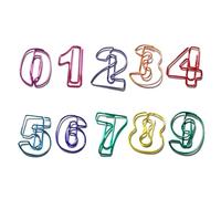 10 Pezzi Sicuro Curvo Limite Matematica Morsetti Di Conteggio Strumento Educativo Per Bambini Classi Altrimenti Uso Domestico Graffette Di Carta Permanenti In Metallo