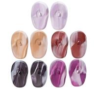 10 Pezzi Silicone Copriorecchie per Tintura Chioma Impermeabili e Phon | Design Ergonomico, Riutilizzabili e Igienici, per Lavaggio al Lavello e Sessioni di Styling, Adatti a Tutti