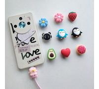 10 Pezzi Simpatici accessori per cavi di ricarica a tema frutta e animali, set di protezione per cavi compatibili con e iPad (regali divertenti), proteggicavo, proteggicavo 10 pezziPolicloruri di vini