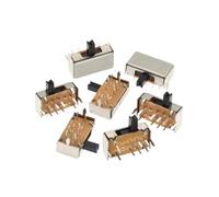 10 pezzi SK23D07 8 pin PCB 3 posizioni 2P3T DP3T Micro interruttore a scorrimento manopola laterale altezza maniglia 4 mm