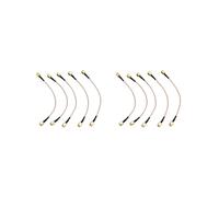 10 Pezzi SMA Maschio A SMA Maschio Spina Jack RF Connettore Cavo di Prolunga A Spirale RG316 Cavo Coassiale Jumper 15 cm