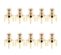 10 pezzi SMB PCB Mount Connector SMB Maschio Coassiale Adattatore