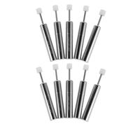 10 Pezzi Smorzatore Idraulico Mini per Cestino Coperchio, Bianco | Movimento del Coperchio Controllato, Rischio Ridotto di Pizzicamento Dita, per Piccoli Contenitori e Armadi Compatti