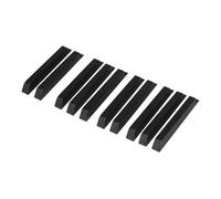 10 Pezzi Sostituzione Tasti Pianoforte Superiore Per Tasti Neri Eleganti Tasti Per Pianoforte Plastica Tasti Neri Appartamenti Riparazione Ricambi