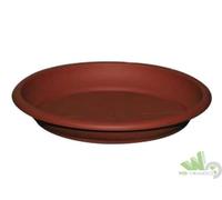 10 PEZZI SOTTOVASO TONDO ROTONDO CM 40 PER VASI TIVOLI 45 CM COLORE TERRACOTTA