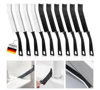10 pezzi Spazzola per la Pulizia Delle Fessure,Spazzola Pulisci Fughe,Spazzola Sottile per Pulire,Hard-Bristled Crevice Cleaning Brush,Spazzola di Pulizia Multifunzionale per Bagno Cucina Pavimenti