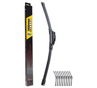 10 Pezzi Spazzole Tergicristallo, Tutta Gomma Modello AERO FLAT S985, Offerta Per Officina Meccanico Elettrauto Benzinaio (20" 500mm)