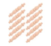 10 Pezzi Spindles in Legno Non Finiti per Mobili e Cantinetta