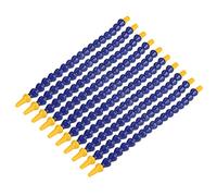 10 pezzi Spray Universale Olio per Acqua in Plastica 1/8 BSPT con Ugello Piatto Rotondo per Tornio CNC Valvola 1/2 Blu Giallo 0.6 x 11.8 Pollici