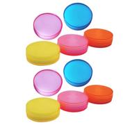 10 Pezzi Spugna per Dita Cilindrica in Plastica e per Contanti | Conteggio e Collazione di Banconote, Asciuga e Pulisce in Fretta, Uso Ufficio e Ambito Finanziario Colore Casuale