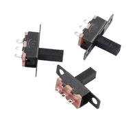 10 pezzi SS12F15G7 interruttore a levetta 3 pin 1P2T interruttore a scorrimento maniglia alta 7 mm interruttore a scorrimento SPDT for piccoli dispositivi elettronici di potenza fai da te