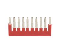 10 pezzi ST2.5 Connessione a molla 2,5 mm² 14 AWG Cablaggio Cavo di trazione Connettore elettrico Morsettiera guida DIN ST 2.5(Bridge FBS10-5)