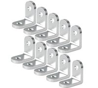 10 Pezzi Staffe Angolari a L in Acciaio Inossidabile per Riparazione di Letti e Rinforzo Mobili, Stampaggio in Unico Pezzo a 90°(30*30*16 (2.7mm thick))