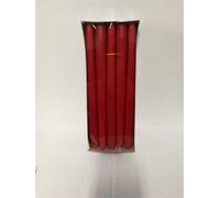 10 PEZZI Stelo Candela ROSSA 24 x 2.2 cm 1CVE