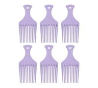 10 Pezzi Stuzzicadenti Larghi, Pettine per Sollevamento Capelli in Paglia di Grano per Capelli Ricci, Pettine per Stuzzicadenti Multifunzionale con Impugnatura Ergonomica, Design