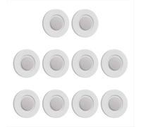 10 pezzi Supporto magnetico per telecomando Supporto adesivo da parete per TV/condizionatore Ganci portaoggetti Organizzatore per la casa