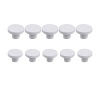 10 Pezzi Supporto per Frammenti di Corallo in Ceramica Bianca | Base Liscia, Materiale Sicuro per Barriera, per Frammenti Base e Uso su Frag Rack