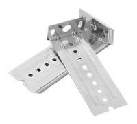 10 Pezzi Supporto Posteriore per Guida Cassetto, Staffa Angolare | Design, Supporto Inferiore Esteso, per Armadi Telaio Frontale e Riparazioni Mobili