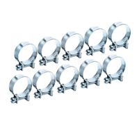 10 Pezzi T-Bolt Mini Clip Tubo Linea Carburante, Fascette Metalliche Stringitubo per Dimensioni Opzionali 14-16 mm, Fascette Stringitubo in Inox Regolabile per Tubi Gas Domestici, Tubi Dell Acqua