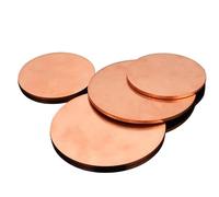 10 pezzi T2 disco di rame puro piastra rotonda foglio circolare 10 mm 20 mm 30 mm 40 mm 50 mm 60 mm 80 mm 90 mm 100 mm(60x0.5mm)