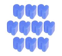 10 pezzi Tamponi in silicone per tromba contralto in ottone Eufonio Tuba Tromba 3,5 mm Blu