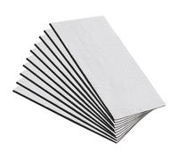 10 Pezzi Tappetini Isolanti per Auto Tappetino Fonoassorbente per Auto Pannello Isolante in Alluminio Butilico Tappetino Isolante per Isolamento Acustico Impermeabile Ignifugo (250 x 180 x 5 mm)