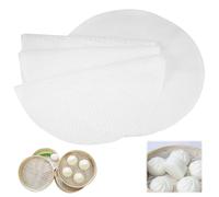 10 Pezzi Tappetini Silicone per Cottura a Vapore, 30cm/11.8in Piroscafo Mesh Rotonda, Dim Sum Piroscafo Mesh, Riutilizzabili Rete Antiaderente per Vapore, per Cottura a Vapore, Cottura, Riso