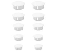 10 Pezzi Tappi Copriforo in Plastica, 20/25/30/35/40mm Tappi In Plastica Copri Dado,Tappi per Fori di Perforazione, Coperture Decorative per Cassetto, Armadio, Mobili