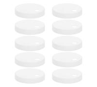 10 Pezzi Tappi Decorativi per Bulloni Wc e Plastica Bianca | Coprivite per Base e Testa, Design Moderno, Pulizia Rapida, per Bagno e Riparazione Toilette
