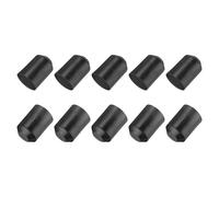 10 pezzi Tappi terminali termorestringenti 45 x 65 mm Tappi per tubi neri