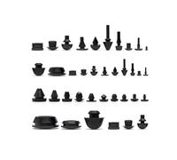 10 pezzi Tappo in silicone Tappo in gomma Tappo di tenuta protettivo Tappetino for porta Nascondi dalla vista Copertura Morbida 3mm4mm5mm6mm8mm9mm10mm12mm14mm16mm(FC-040-JJ-MGT)