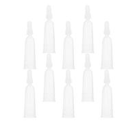 10 Pezzi Tappo per Fiala in Plastica Collo Curvo Rompibile | Controllo Facile del Livello, Gocce Precise, Uso per Sieri Cosmetici e Reagenti Chimici, per Professionisti