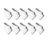 10 Pezzi Tazza di Piantagione per Colonna, Foro 38mm, PVC Bianco | Giardinaggio Verticale e Strutture per Coltivazione fuori Suolo, Supporto Aerazione Radici, per Piantine e Frutti