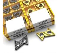 10 pezzi TCMT16T304 TCMT16T308 VP15 U6020 Lama in carburo di tungsteno Tornitura Autentica Macchina CNC Utensile Fresatura Inserto Tornio Strumento(TCMT16T304 VP15)