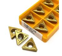 10 pezzi TCMT16T304 TCMT16T308 VP15TF UE6020 inserto lama in carburo triangolare utensile for tornitura CNC utensili for tornitura in metallo utensile da taglio(TCMT16T308 UE6020)