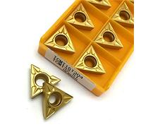 (10 pezzi) TCMT16T304 UE6020 Inserti in metallo duro Utensile for tornio Utensile da taglio Utensile for tornitura esterna Utensile CNC TCMT 16T304 Inserto for tornitura in lega dura (Color : TCMT110