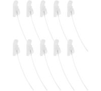 10 Pezzi Testina Spray Fine per Flacone 24 Calibro in PP Bianco | Nebulizzazione Fine, Riuso di Bottiglie Vuote, per Giardino e Asilo, Uso Semplice