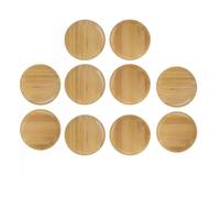 10 Pezzi Topper Bicchiere di Vino, Tagliere per Salumi, Sottobicchieri In B3779
