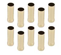 10 Pezzi Tubo Portalampada a Candela E14 Accessori Modello a Strappo Base Lampada Lampadario Tubo Dritto Tubo Lampadario di Cristallo 25x80 Mm Involucro in Metallo per Accessori
