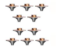 10 pezzi ugelli laser a doppio strato singolo dia.28/32 mm m11 calibro 0,8-5,0 per il taglio delle fibre High-speed chrome-plated double layer nozzle D28H15 Hole diameter 3.5mm