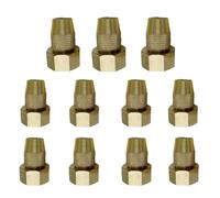 10 pezzi ugello di rame puro regolabile, dimensioni di spray regolabili, adatto per agricoltura, prato, atomizzazione/irrigazione della piscina,paesaggio da giardino, ecc.18 mm (0,71 pollici) Apertura