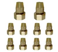 10 pezzi ugello regolabile, ugello di nebbia regolabile ad alta pressione, adatto per ugelli agricoli, irrigazione del giardino, prato, oro 8-edge adjustable nozzle 20pcs