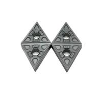 10 pezzi Utensile for tornitura esterna TNMG220404 TNMG220408 TF IC907 IC908 Inserti in metallo duro Utensili da taglio for tornio CNC(TNMG 220404-TF IC908)
