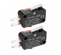 10 pezzi V-151-1C25 15A Interruttore di finecorsa Pulsante SPDT Momentaneo Azione a scatto Interruttore a impulsi, interruttore di corsa