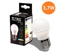 10 PEZZI V-TAC VT-1830 LAMPADINA LED E27 3.7W BULB G45 MINIGLOBO SMD 320 LUMEN [EEK: F]