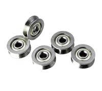 10 pezzi V623ZZ Cuscinetto 3x12x4mm V Groove 623 Ruota a rulli V623 Cuscinetti a sfere Puleggia for macchina da ricamo Cuscinetto in acciaio cromato